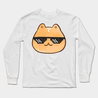 Thug orange cat Long Sleeve T-Shirt